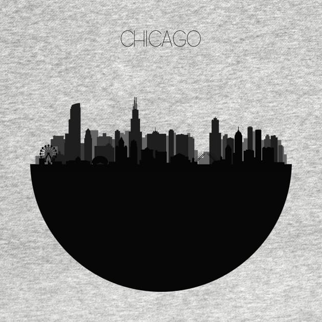 Chicago Skyline V2 by inspirowl